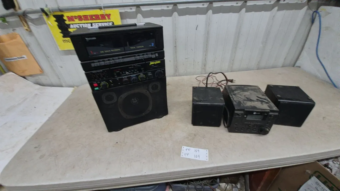 Venturer Sing A Song Karaoke System, Studio Micro Stereo System, and Speakers