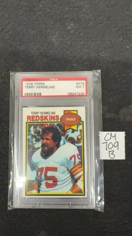Graded 1979 Terry Hermeling Football Card