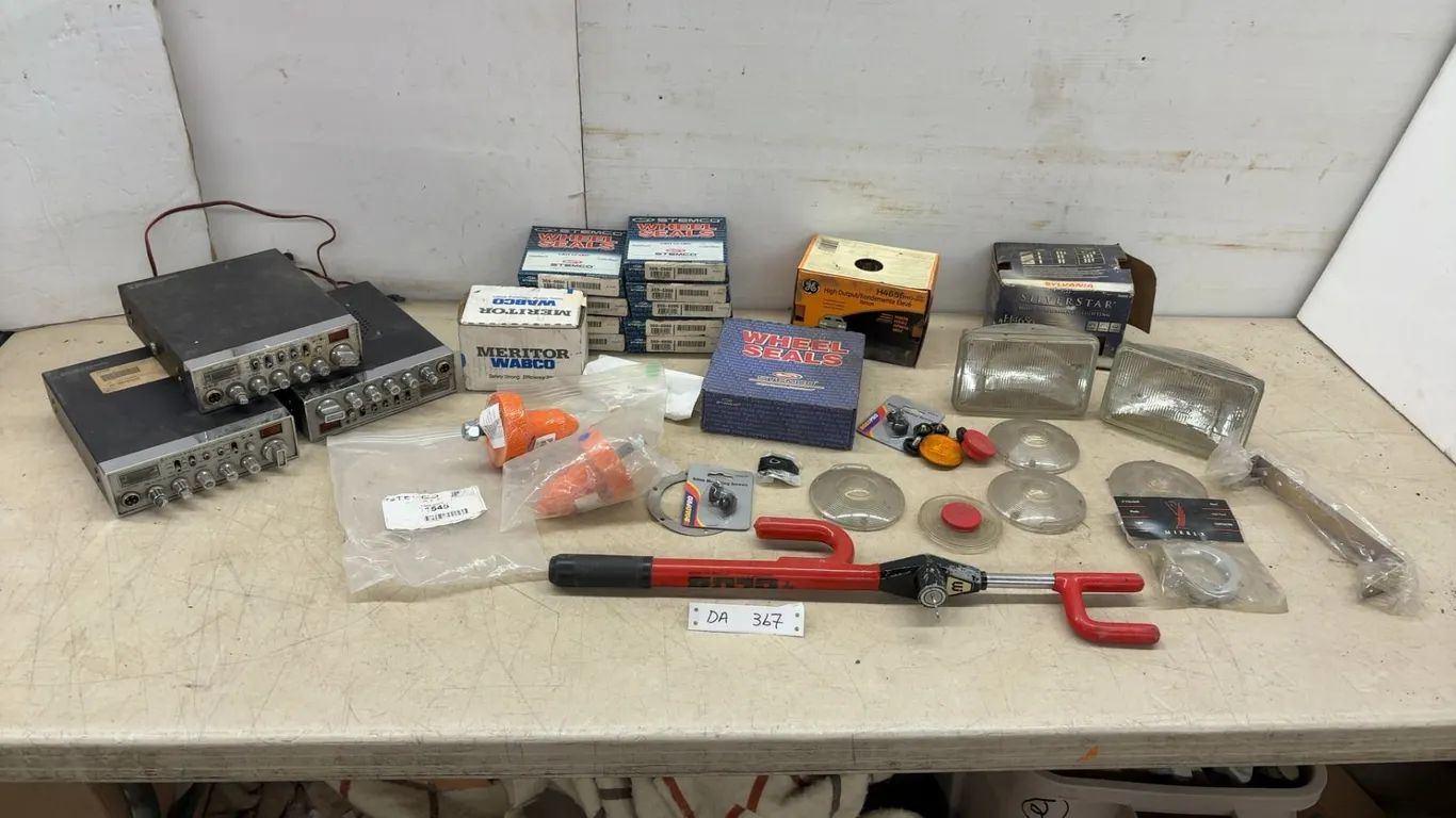 The Club Steering Wheel Lock, Cobra 29 WX NW ST CB Radios, Stemco Wheel Seals, Headlights