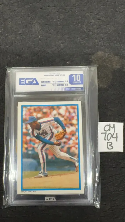 Graded Dwight Gooden Glossy Set #38 Rookie Baseball Card