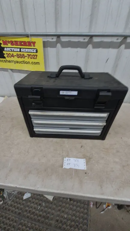 Portable Multi-Drawer Tool Box 13”×18”×10” with Drafting Tools, Rulers, Pencils, and More office