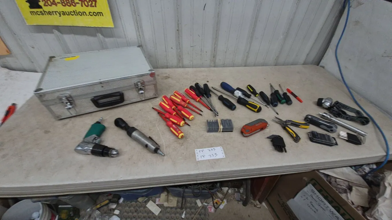 Assorted Hand Tools: Kelvin.23 Multi-Tool, LED Headlamp, Flashlight, Screwdrivers