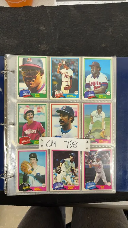 1981 O-Pee-Chee Baseball Card Collection