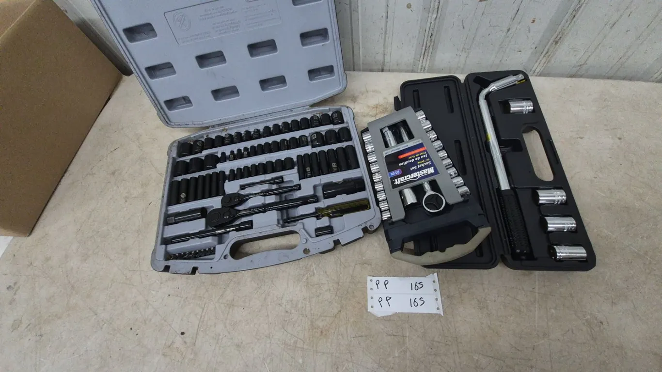 Stanley and Mastercraft Socket Sets, Lug Wrench