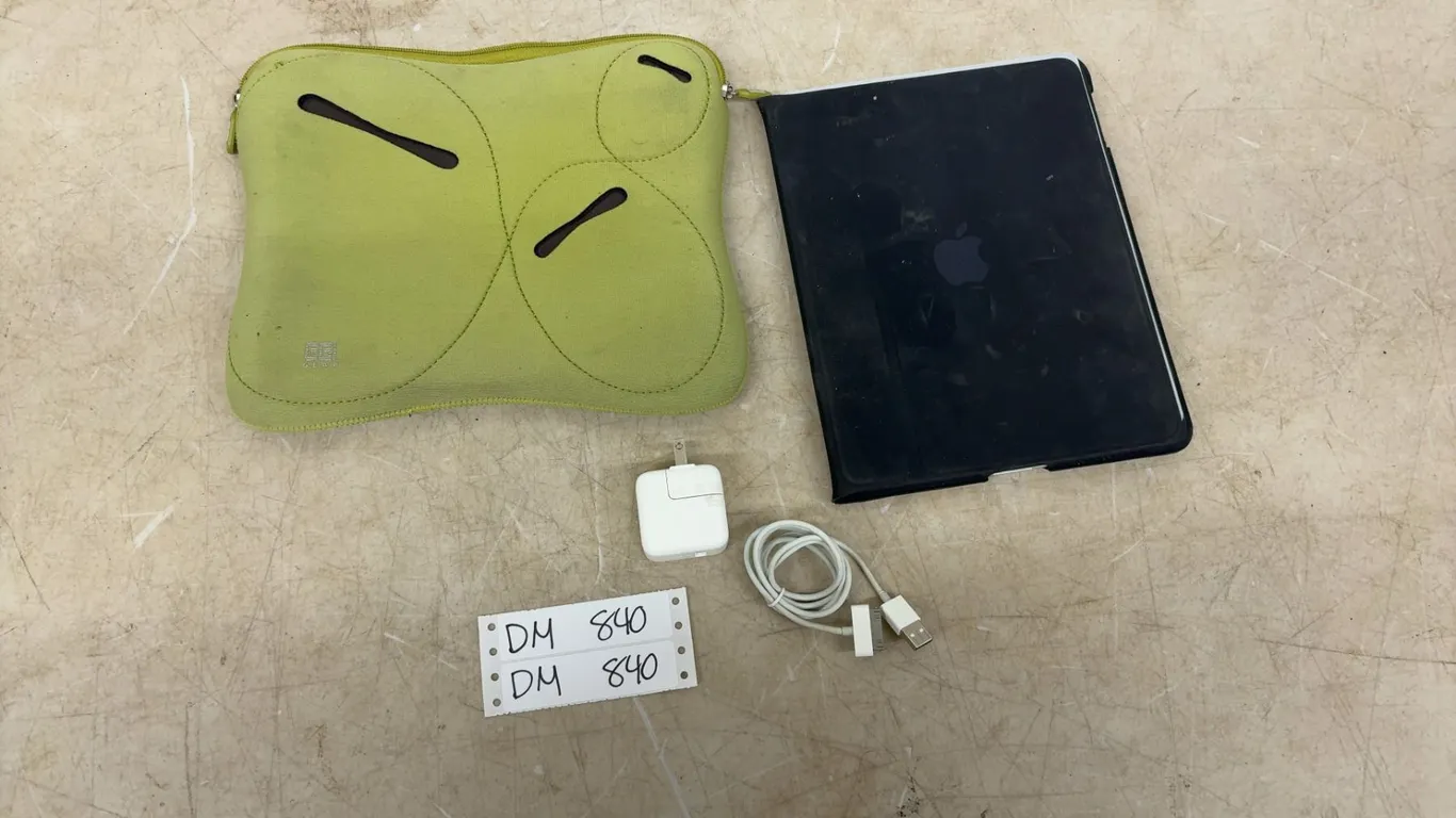 First Generation Apple iPad with Case and Charger