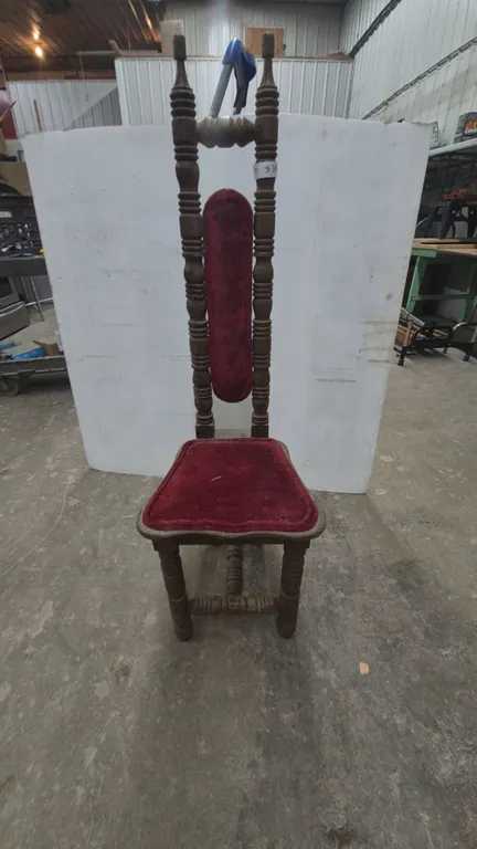 Tall Back Upholstered Chair