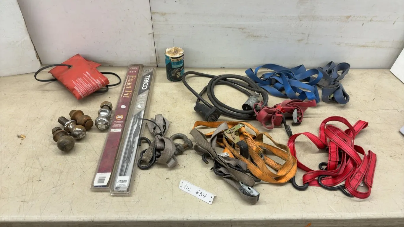 Master Battery Warmer, Trico Wiper Blades, Hitch Balls, Tie-Down Straps