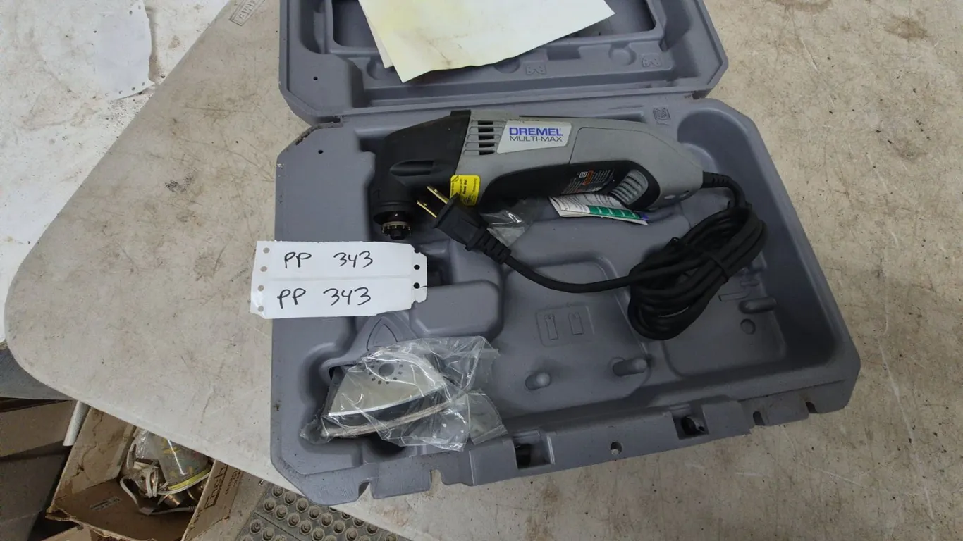Dremel Multi-Max Oscillating Tool Kit with Case, Sanding Pad, and Manual