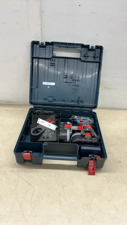 Bosch Impactor 18V 1/4” Hex Cordless Impact Driver Kit With 2 Batteries, Charger, and Case