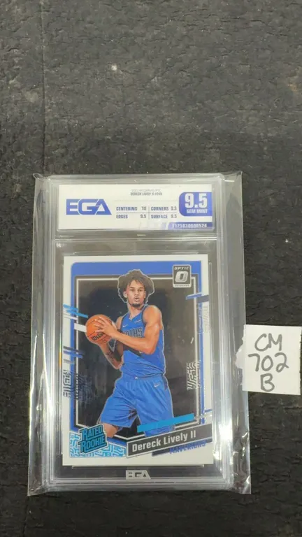 Graded Dereck Lively II Rated Rookie Card