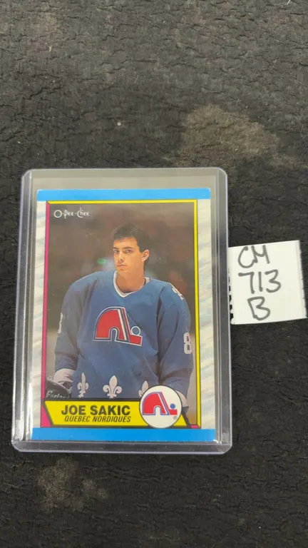 Joe Sakic Rookie Hockey Card