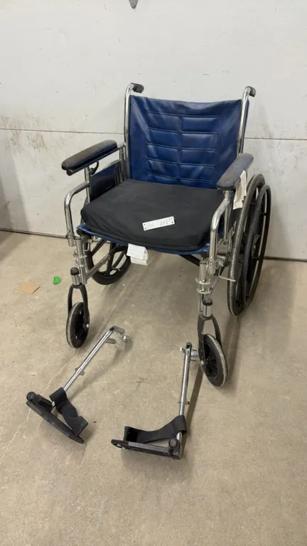 Invacare Tracer EX2 Manual Wheelchair with Detachable Swing-Away Legrests and Seat Cushion
