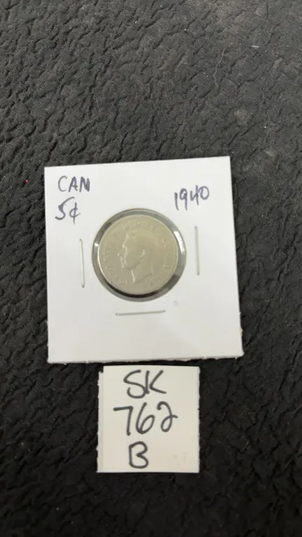 1940 Canada 5¢ Coin
