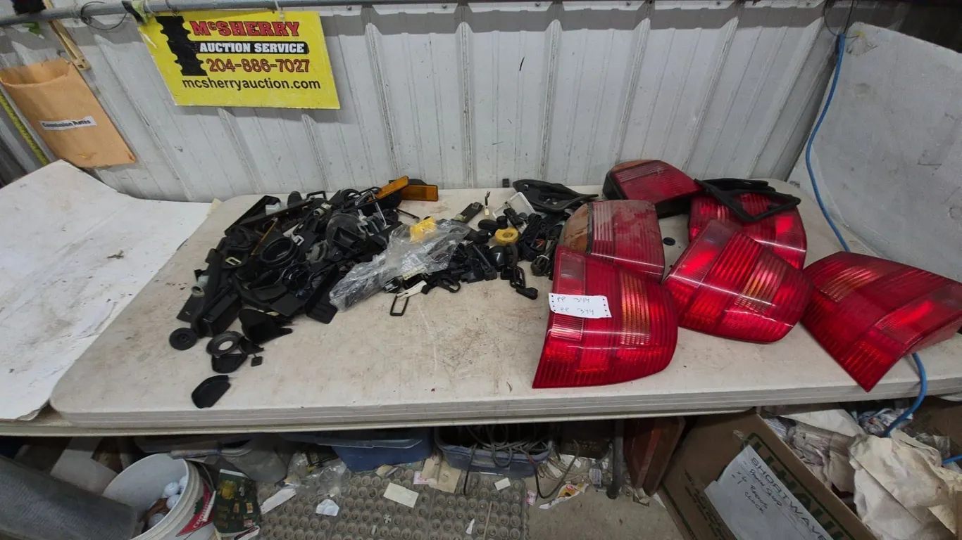 Assorted Auto Parts: 7 Taillights, 2 Amber Turn Signals, believe vw jetta