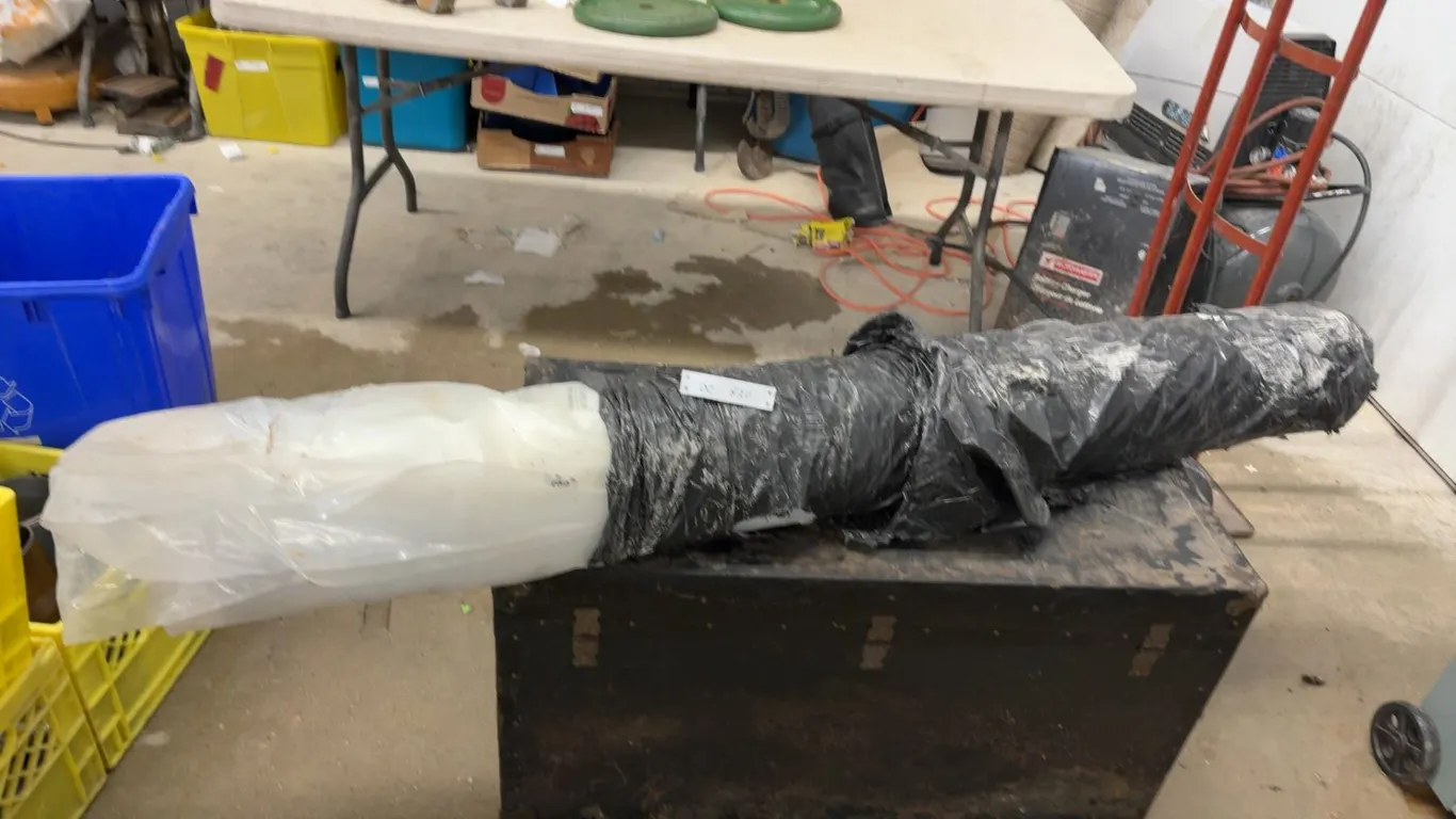 Roll of Plastic Sheeting Approximately 60” Wide