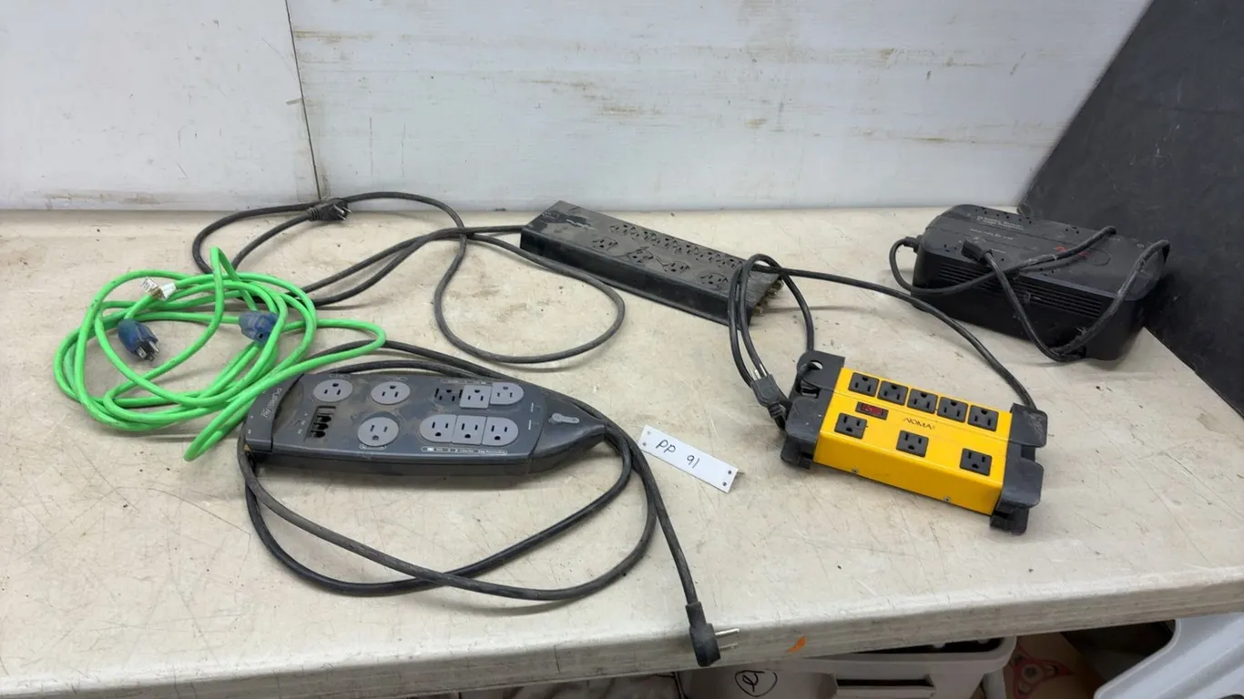 Power Strips, APC Back-UPS ES 450, PureAV PF60, NOMA, Fusion, Green Extension Cord