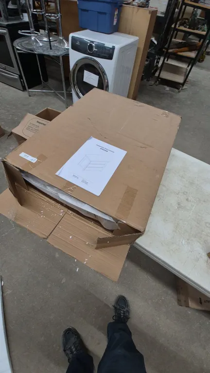 HOGA-JW1313 Nightstand Assembly Instructions and Unopened Box, 35.04” W x 26.57” H x 6.3” D
