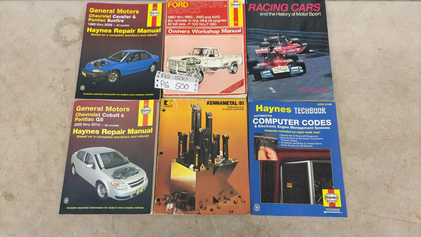 6 Automotive Repair /Machine Shop Books