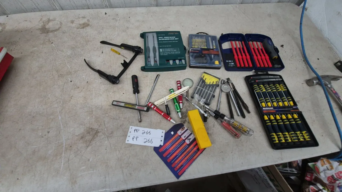 Assorted Screwdriver Sets and Tools: Mastercraft Precision Screwdriver Set, Jonnesway 6-Pc.