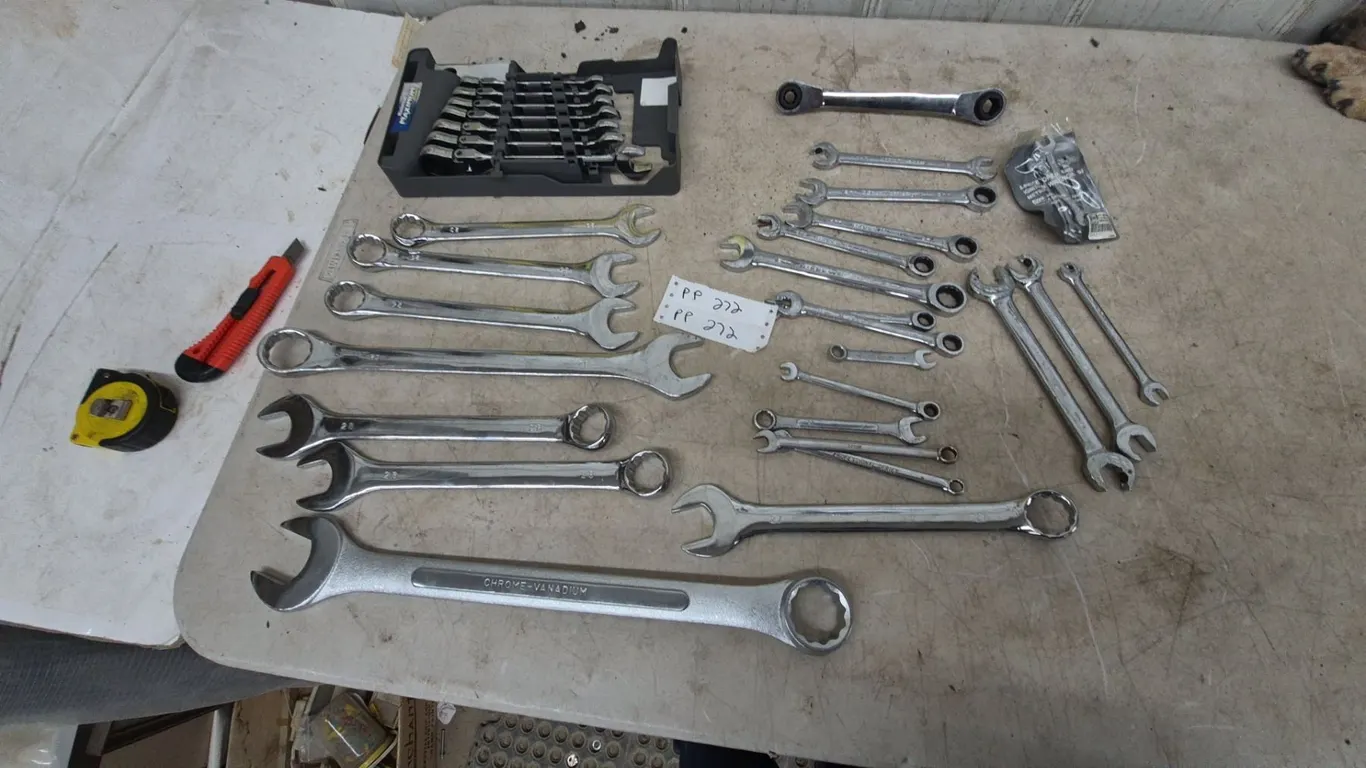 Mastercraft Maximum Ratcheting Wrench Set, Chrome-Vanadium Wrenches