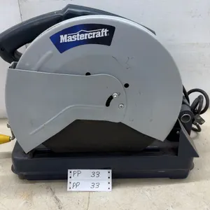 Mastercraft Cut-Off Saw, 120V AC, 15A, 3500 RPM, 14” Blade, and Vise