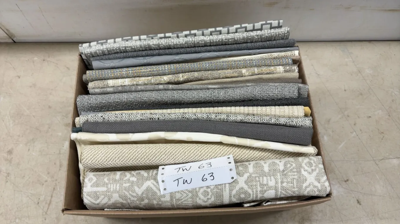 25 New Barrymore Upholstery Samples 27” x 27”
