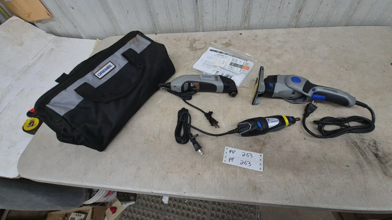 Dremel Trio, Multi-Max, and 300 Series Rotary Tool; Dremel Bag, Manuals