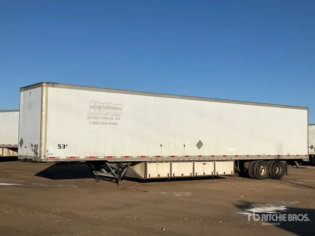 2008 Vanguard VIP4000 53 ft x 102 in T/A Van Trailer