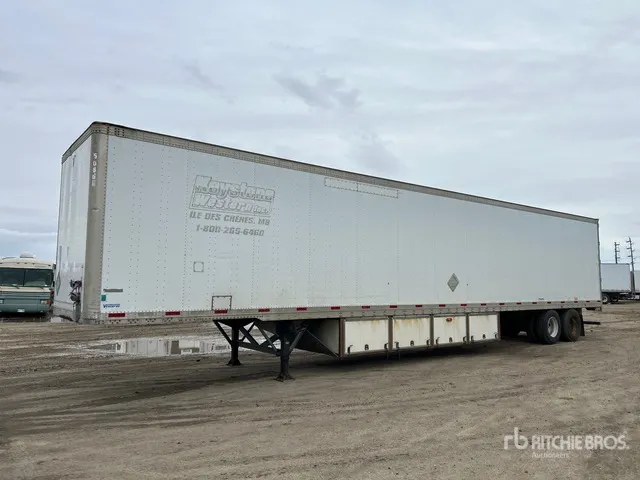 2008 Vanguard VIP4000 53 ft x 102 in T/A Van Trailer