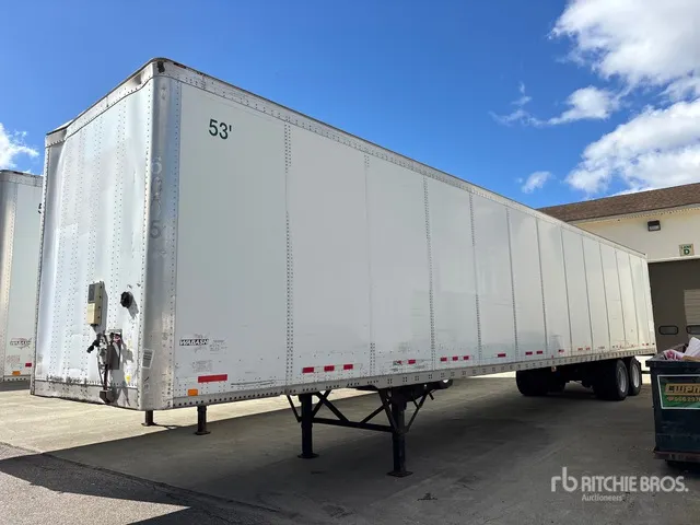 2014 Wabash DVCVHPC 53 ft x 102 in T/A Van Trailer