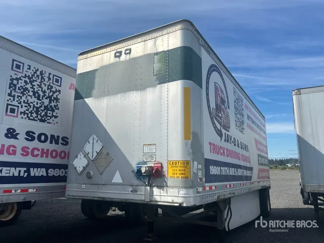 2005 Great Dane 28 ft x 96 in S/A Van Trailer