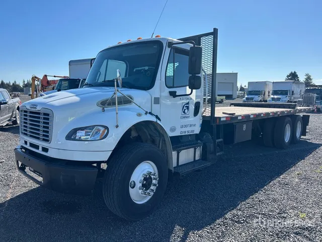 2014 Freightliner M2 106 6x4 Flatbed Truck (Inoperable)