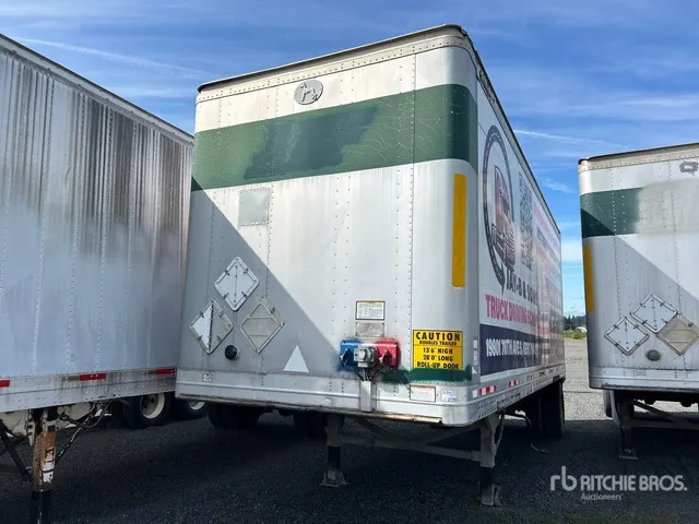 2004 Great Dane 28 ft x 102 in S/A Van Trailer