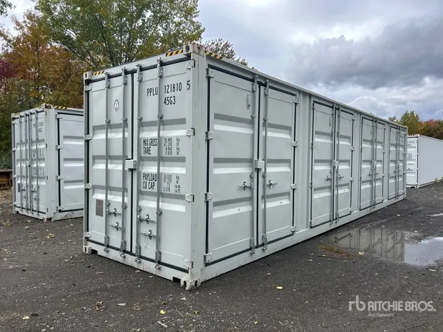 2026 40 ft High Cube Multi-Door Storage Container