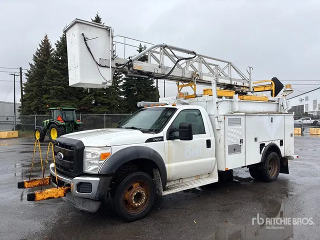 2011 Telelift 35 ft on 2011 Ford F-450 4x4 Van Mounted Aerial Lift