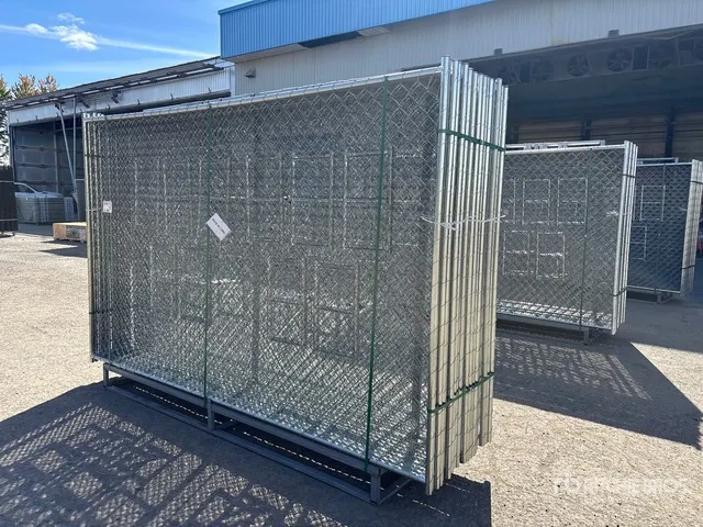 Quantity of (20) 2026 GLCF1006 10 ft x 6 ft Chain Link Temporary Site Fence (Unused)