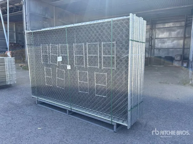 Quantity of (20) 2026 GLCF1006 10 ft x 6 ft Chain Link Temporary Site Fence (Unused)