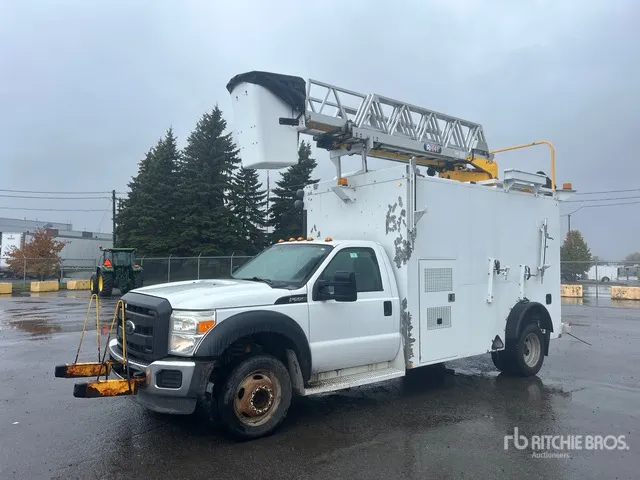 2012 RH RH41 30 ft on 2012 Ford F-550 4x2 Van Mounted Aerial Lift