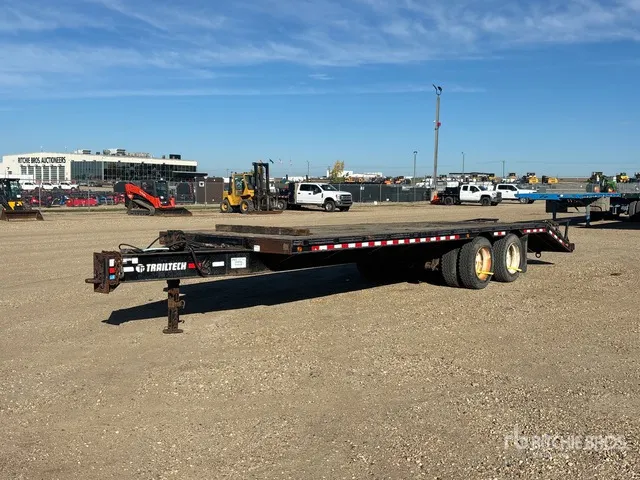 2004 Trailtech TD220 31 ft T/A Flatbed Trailer