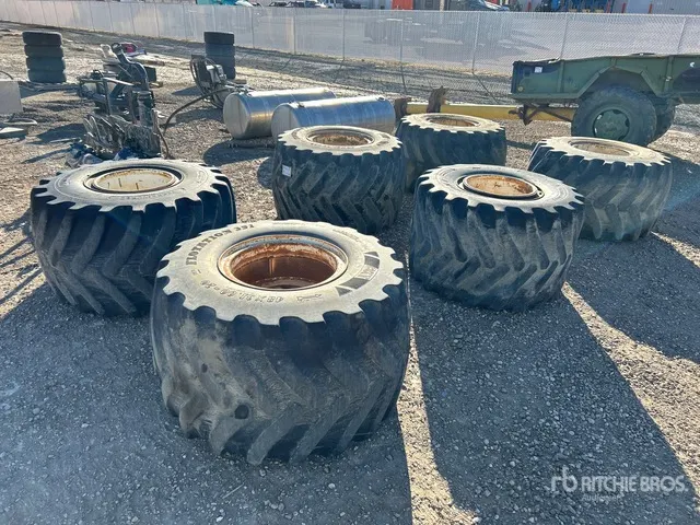 Quantity of (6) 48x31.00-20 Floatation Rims & Tires