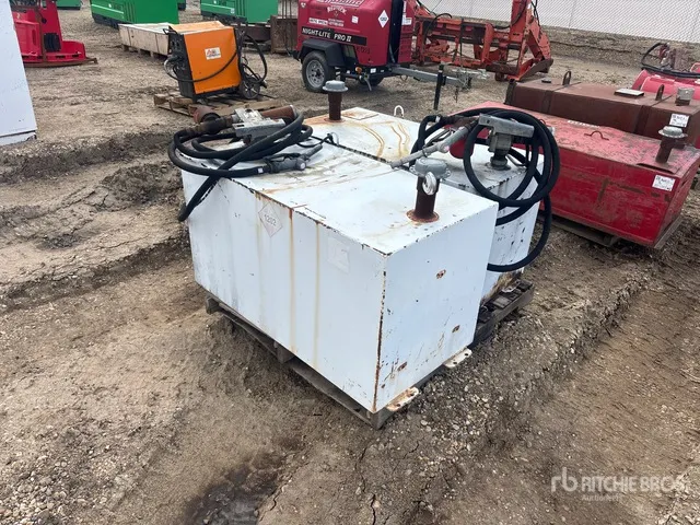 Quantity of (2) 100 gal Steel Diesel Fuel Tank