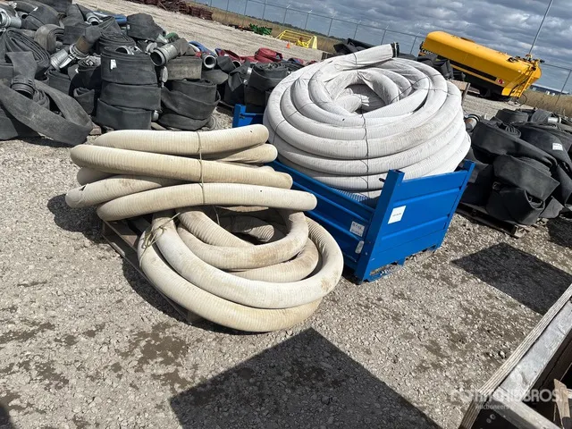 Quantity of (2) Pallets of 4 in Hose
