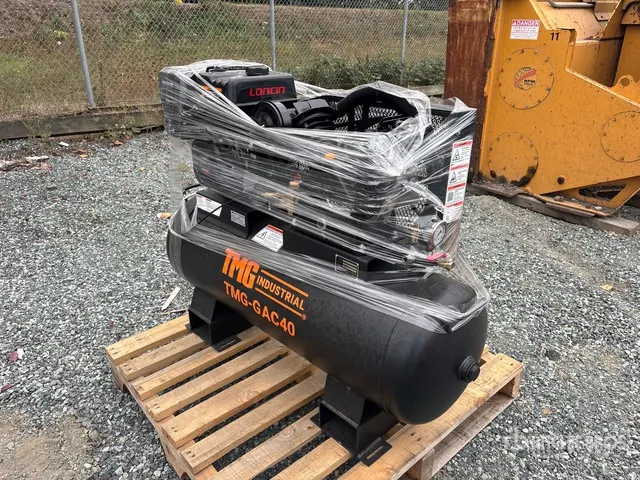 TMG Industrial GAC40 30 cfm Skid-Mounted 40 gal Air Compressor