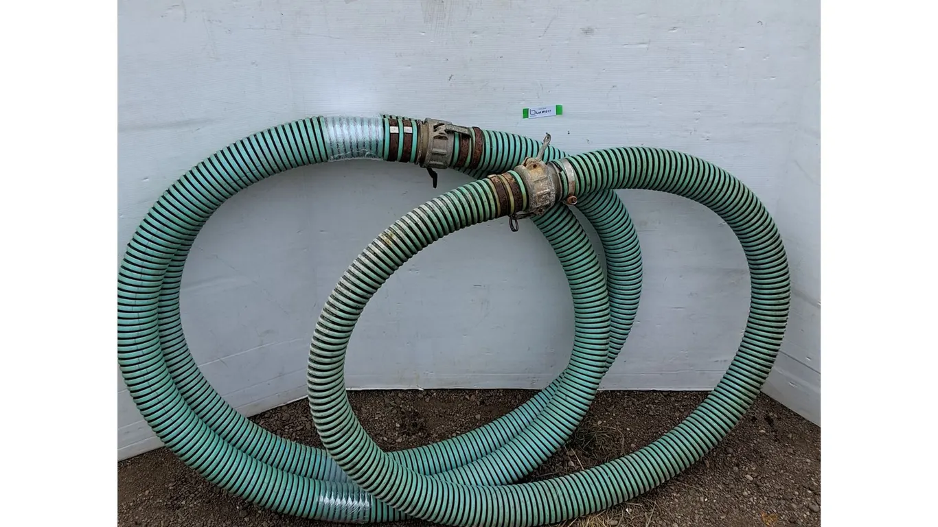 (2) 3" Suction Hoses, 10' and 20' No Shipping