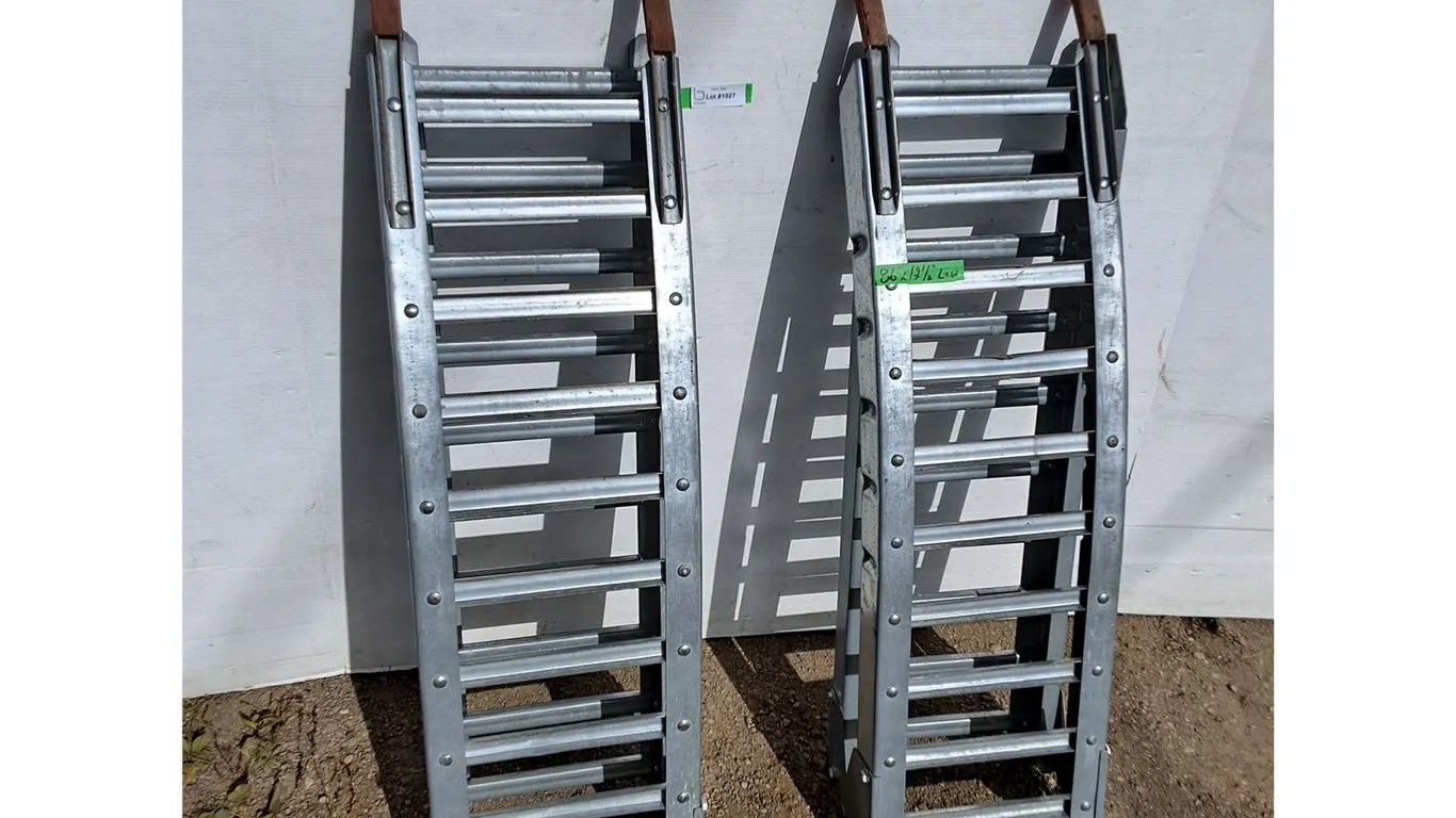 **(2) Folding Loading Ramps 86" x 12 1/2" No Shipping