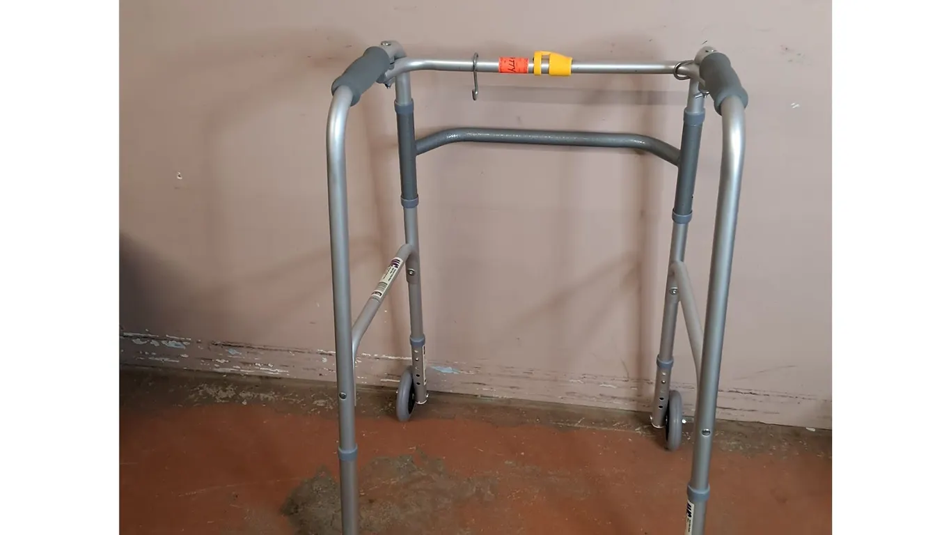 AMG Adjustable Folding Walker- Can't Ship