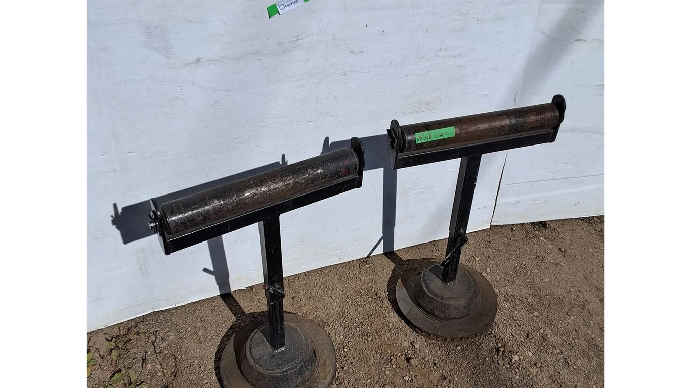 **Adjustable Pipe Stand with Rollers 38" x 18" No Shipping