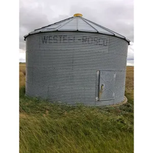 Westeel-Rosco 4-Tier Grain Bin - 19' Diameter, Wood Floor-Pickup Offsite South of Allan