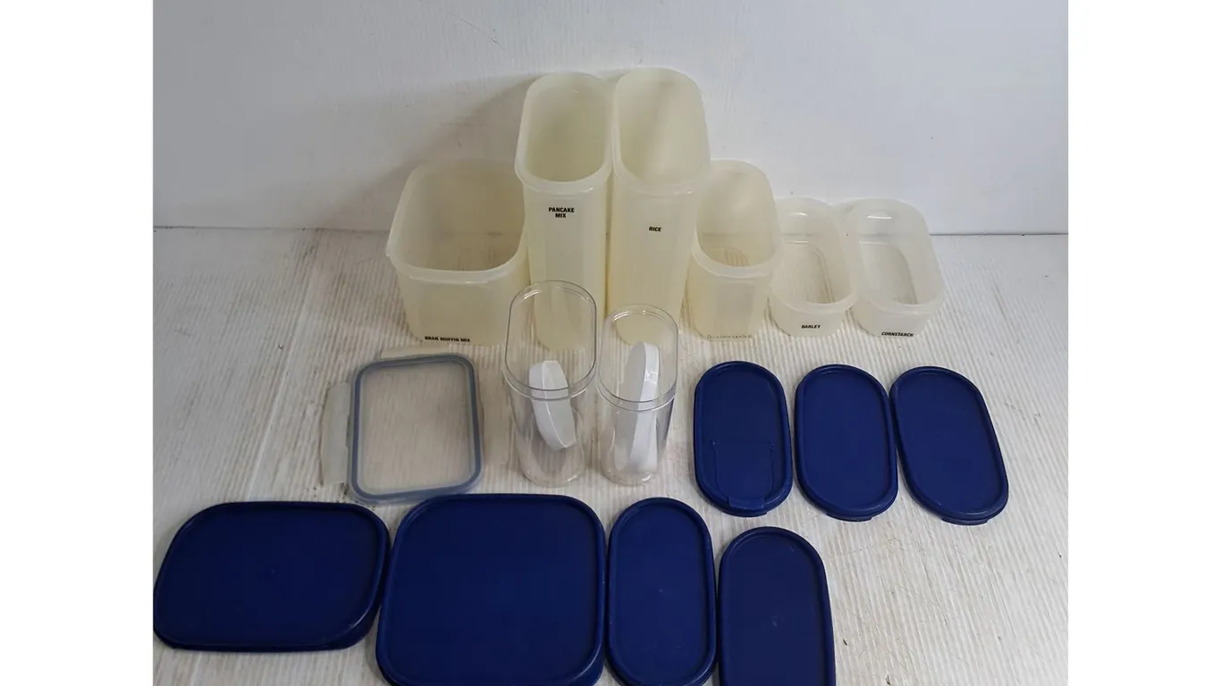 (18) Tupperware Food Storage w/Sealer Lids - Some Mismatched