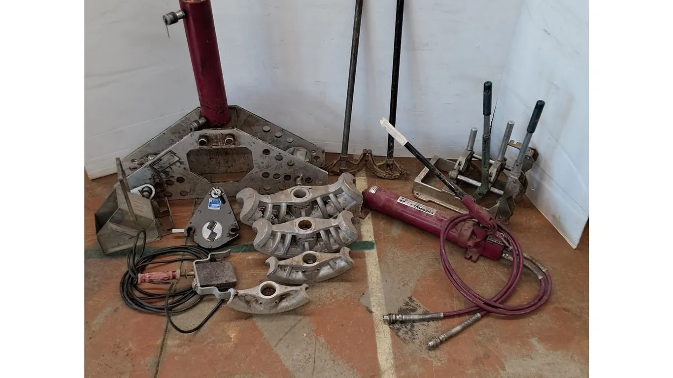 *Enerpac Hydraulic Pipe Conduit Bender Frame, Bending Shoes Accessories No Shipping